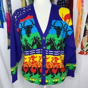 Vintage Southwest Cardigan Sweater